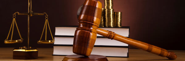 Law and justice concept, wooden gavel